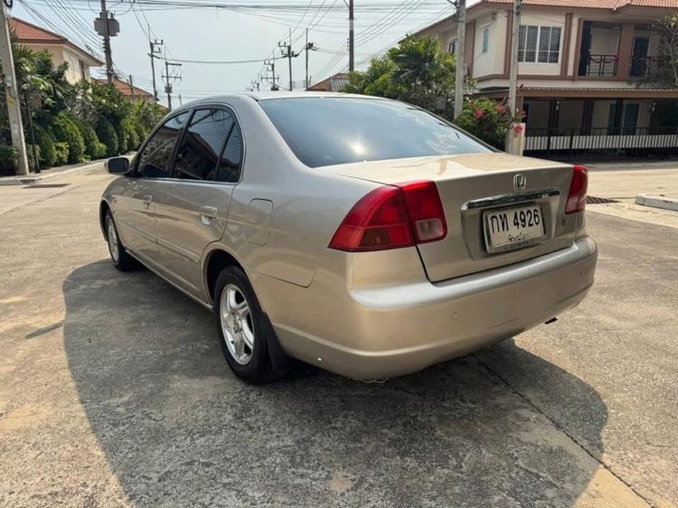Honda Civic 2001 1.7 EXi Sedan เบนซิน ไม่ติดแก๊ส เกียร์อัตโนมัติ บรอนซ์ทอง รูปที่ 3