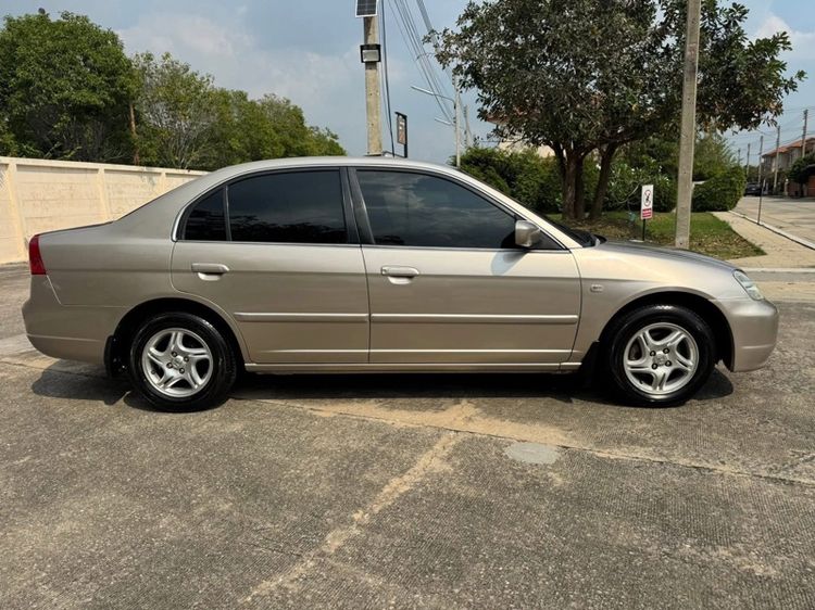 Honda Civic 2001 1.7 EXi Sedan เบนซิน ไม่ติดแก๊ส เกียร์อัตโนมัติ บรอนซ์ทอง รูปที่ 2