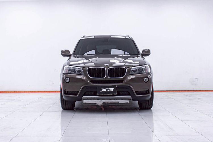 BMW X3 2013 2.0 xDrive20d Highline 4WD Utility-car ดีเซล ไม่ติดแก๊ส เกียร์อัตโนมัติ น้ำตาล รูปที่ 4