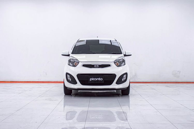 Kia Picanto 2013 1.2 K1 Sedan เบนซิน ไม่ติดแก๊ส เกียร์อัตโนมัติ ขาว รูปที่ 4