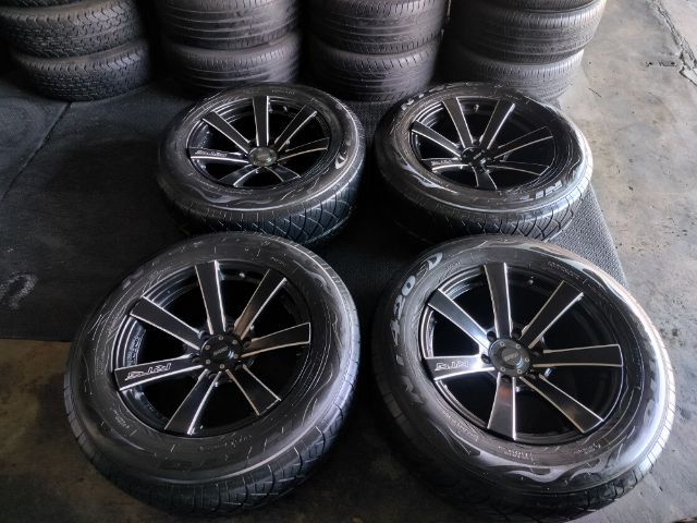 ล้อแม็ก lenso ขอบ 18 พร้อมยาง nitto