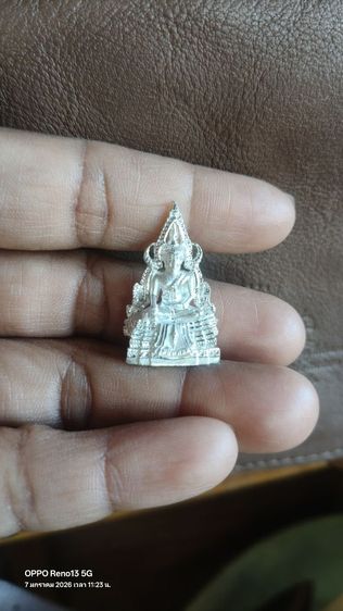 หลวงพ่อพระพุทธชินราชเนื้อเงินแท้ รูปที่ 4