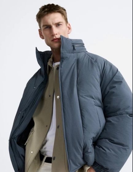 Zara Puffer Jacket กันหนาวติดลบได้สะบายๆ รูปที่ 2