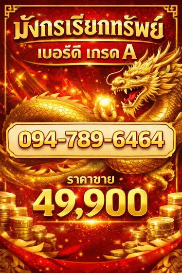 เบอร์มังกรเกรด A ราคาเบาๆ รูปที่ 2