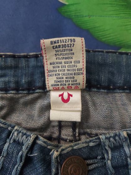 กางเกงยีนส์True Religion แบรนด์อเมริกา แท้ size24 รูปที่ 12