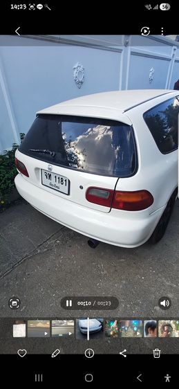 Honda Civic 1994 1.8 E i-VTEC Sedan เบนซิน ไม่ติดแก๊ส ขาว รูปที่ 2