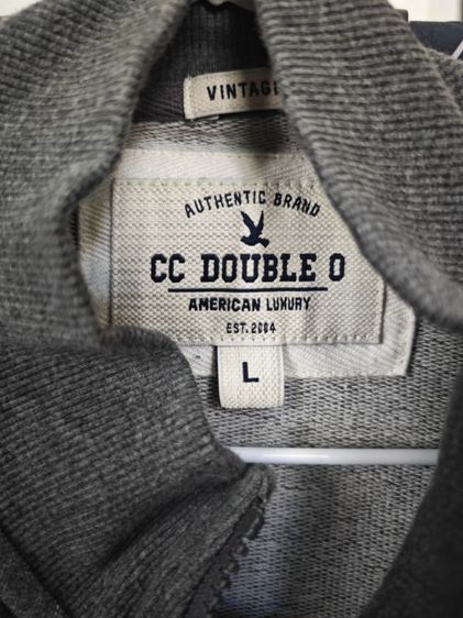 เทา M แขนยาว เสื้อแจ็คเก็ต | เสื้อคลุม อื่นๆ เสื้อกันหนาวแบรนด์ CC double O