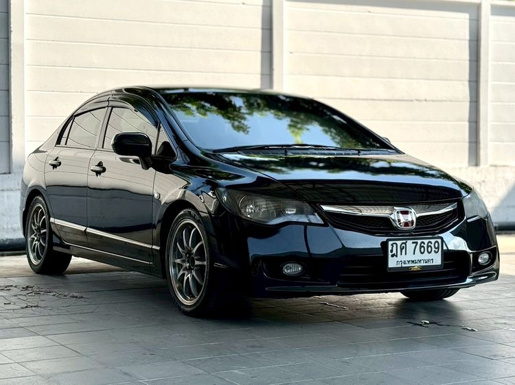Honda Civic 2009 1.8 S i-VTEC Sedan เบนซิน ไม่ติดแก๊ส เกียร์อัตโนมัติ ดำ รูปที่ 2