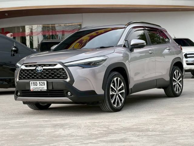รถ Toyota Corolla Cross 1.8 Hybrid Premium Safety สี เทา