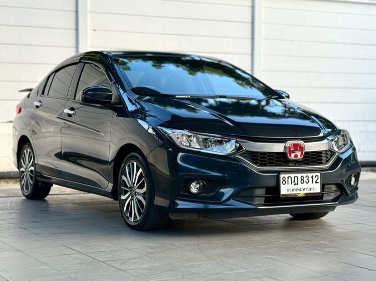 Honda City 2018 1.5 Sv i-VTEC Sedan เบนซิน ไม่ติดแก๊ส เกียร์อัตโนมัติ ดำ รูปที่ 2