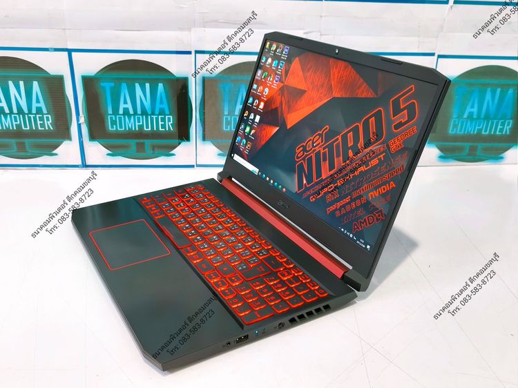 โน๊ตบุคเล่นเกมส์มือสอง ACER Gaming Intel I5-9300H Ram16GB SSD500GB รูปที่ 4