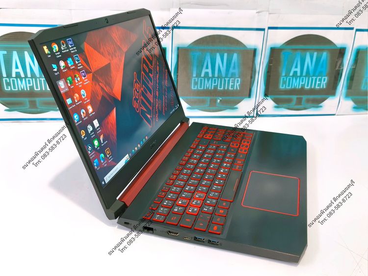 โน๊ตบุคเล่นเกมส์มือสอง ACER Gaming Intel I5-9300H Ram16GB SSD500GB รูปที่ 3