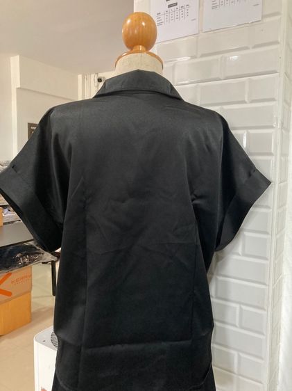 เสื้อเชิ้ตผ้าซาติน size free  รูปที่ 4