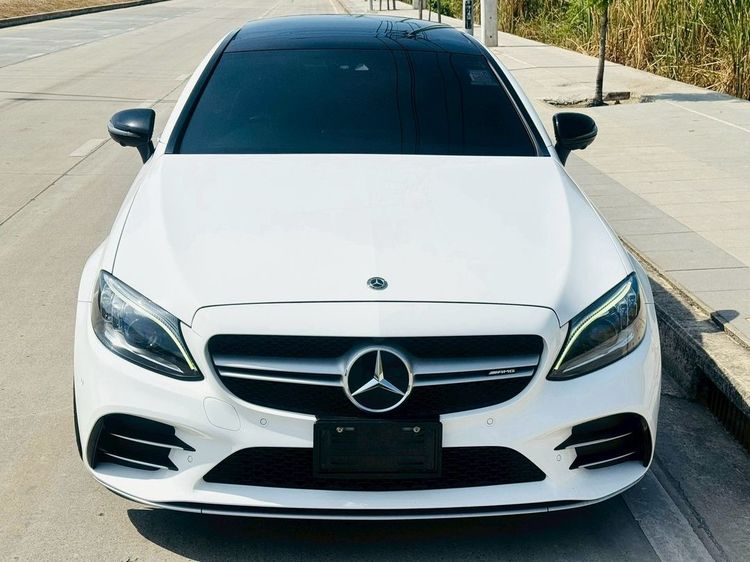 Mercedes-Benz C-Class 2020 C43 Sedan เบนซิน เกียร์อัตโนมัติ ขาว รูปที่ 2