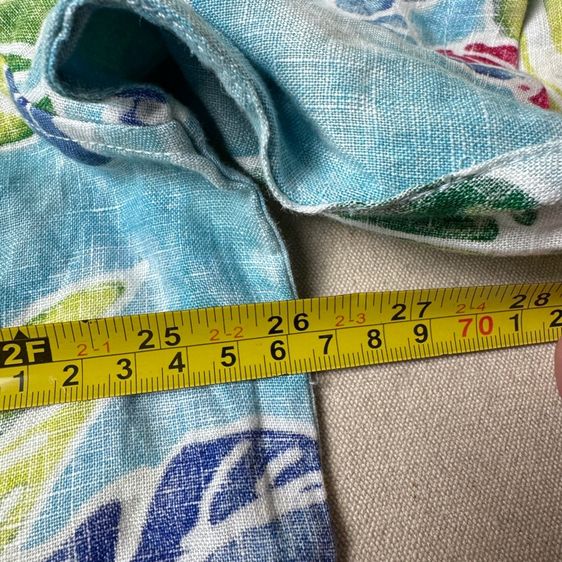 เสื้อเชิ้ต​ลายดอก Tommy Bahama ผ้าลินิน​ Size XL​ รูปที่ 12