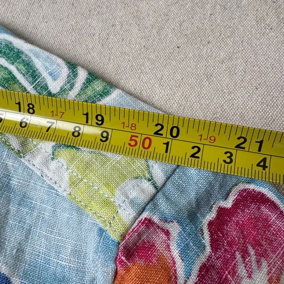 เสื้อเชิ้ต​ลายดอก Tommy Bahama ผ้าลินิน​ Size XL​ รูปที่ 9