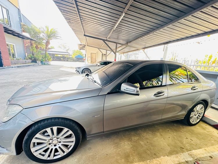 Mercedes-Benz C-Class 2012 C220 CDI Sedan ดีเซล ไม่ติดแก๊ส เกียร์อัตโนมัติ เทา รูปที่ 3