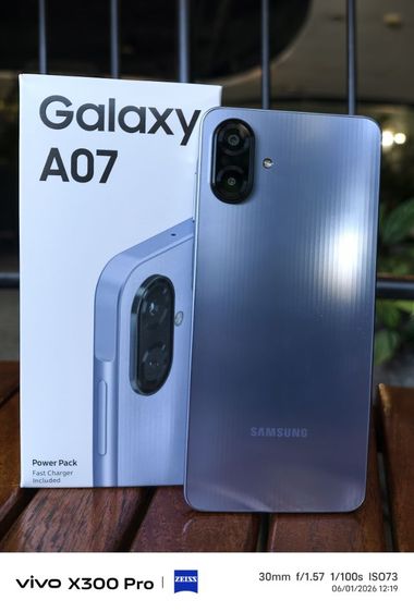 ขาย Samsung Galaxy A07 Ram 4 GB Rom 64 GB พึ่งซื้อเมื่อวันที่ 8 ธันวาคม 2568 ภาพดีมาก รูปที่ 2