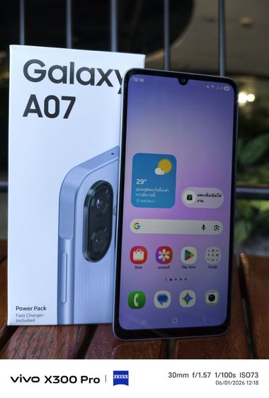 ขาย Samsung Galaxy A07 Ram 4 GB Rom 64 GB พึ่งซื้อเมื่อวันที่ 8 ธันวาคม 2568 ภาพดีมาก รูปที่ 3