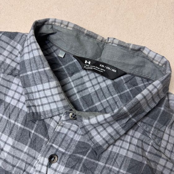 เสื้อเชิ้ต​ Under Armour ผ้าสำลีบาง Size XXL รูปที่ 6