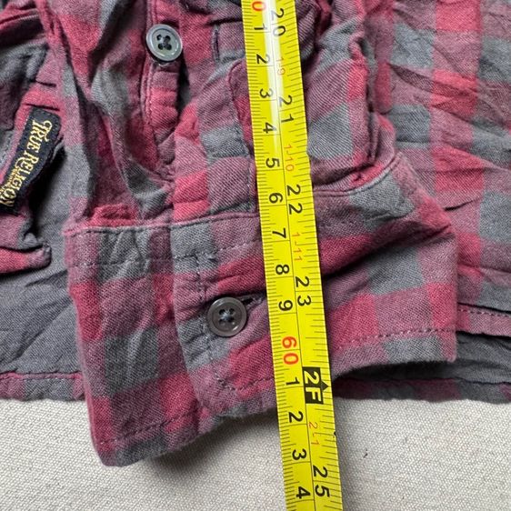 เสื้อเชิ้ต​ TRUE Religion งานดีมาก Size L รูปที่ 12