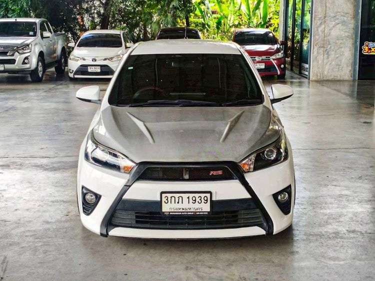 Toyota Yaris 2013 1.2 E Sedan เบนซิน ไม่ติดแก๊ส เกียร์อัตโนมัติ ขาว รูปที่ 2