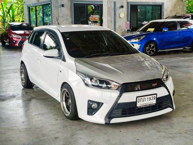 Toyota Yaris 2013 1.2 E Sedan เบนซิน ไม่ติดแก๊ส เกียร์อัตโนมัติ ขาว รูปที่ 3