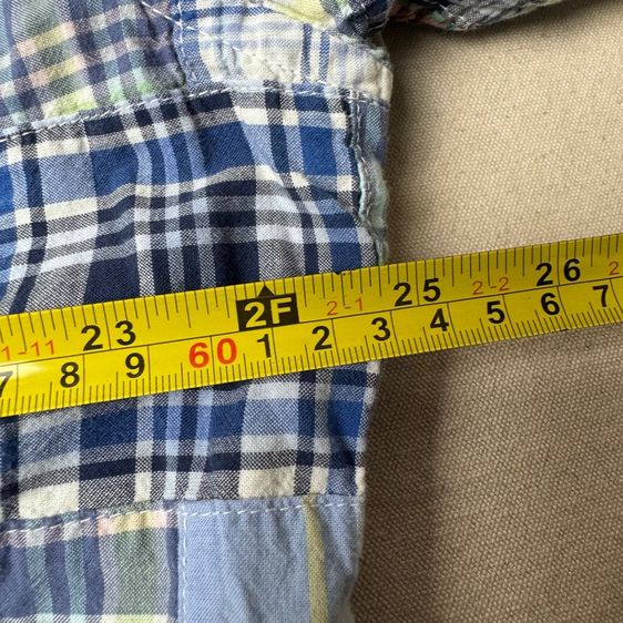 เสื้อเชิ้ต​ Brooks Brothers งานผ้าต่อลาย Size XL  รูปที่ 8