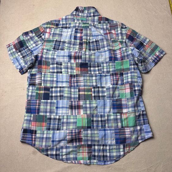 เสื้อเชิ้ต​ Brooks Brothers งานผ้าต่อลาย Size XL  รูปที่ 7