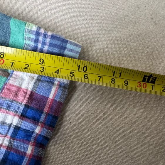 เสื้อเชิ้ต​ Brooks Brothers งานผ้าต่อลาย Size XL  รูปที่ 11