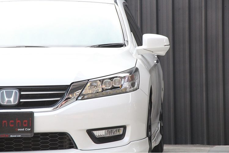 Honda Accord 2013 2.4 Tech Sedan เบนซิน ไม่ติดแก๊ส เกียร์อัตโนมัติ ขาว รูปที่ 4