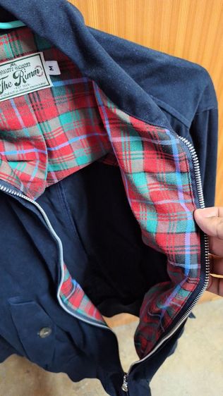 The Rimm Harrington Jackets in Navy เสื้อแจ็คเก็ตฮาริงตั้น แจ็คเก็ตซิปหน้า สภาพใส่น้อย เทรนด์เสื้อกำลังมา ราคาดีจ้า รูปที่ 2