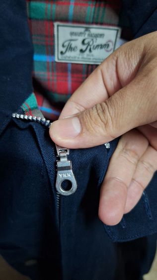 The Rimm Harrington Jackets in Navy เสื้อแจ็คเก็ตฮาริงตั้น แจ็คเก็ตซิปหน้า สภาพใส่น้อย เทรนด์เสื้อกำลังมา ราคาดีจ้า รูปที่ 3