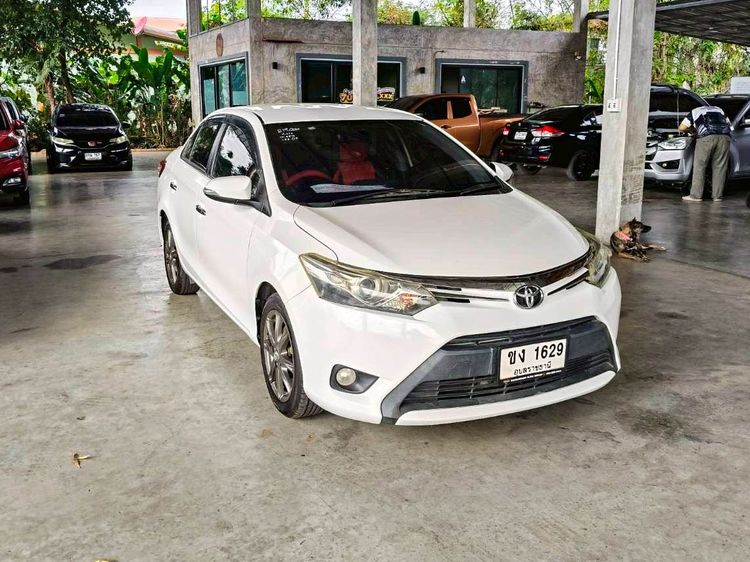 Toyota Vios 2013 1.5 G Sedan เบนซิน ไม่ติดแก๊ส เกียร์อัตโนมัติ ขาว รูปที่ 3