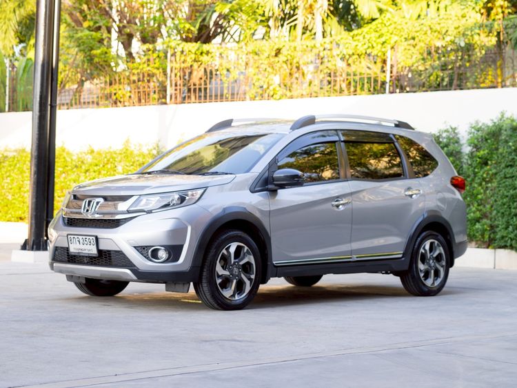 Honda BR-V 2019 1.5 SV Utility-car เบนซิน ไม่ติดแก๊ส เกียร์อัตโนมัติ เงิน รูปที่ 3