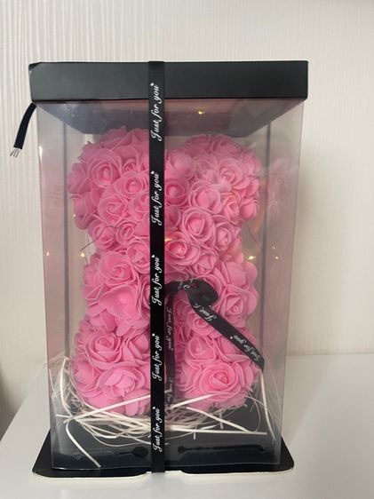 ตุ๊กตาหมีกุหลาบไฟ LED รูปที่ 2