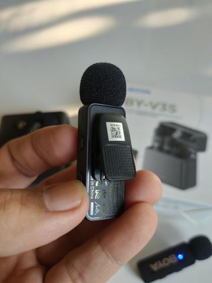 ขายไมค์ไร้สาย BOYA BY V35 for camera แถมสายแปลงสำหรับโทรศัพท์ 3.5 mm  รูปที่ 8