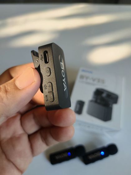 ขายไมค์ไร้สาย BOYA BY V35 for camera แถมสายแปลงสำหรับโทรศัพท์ 3.5 mm  รูปที่ 4
