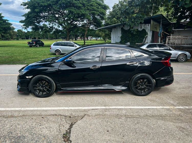 Honda Civic 2018 1.8 EL i-VTEC Sedan เบนซิน ไม่ติดแก๊ส เกียร์อัตโนมัติ ดำ รูปที่ 4