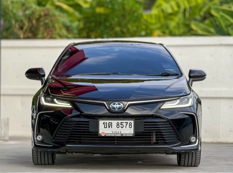 Toyota Altis 2019 1.8 Hybrid High Sedan ไฮบริด ไม่ติดแก๊ส เกียร์อัตโนมัติ ดำ รูปที่ 2