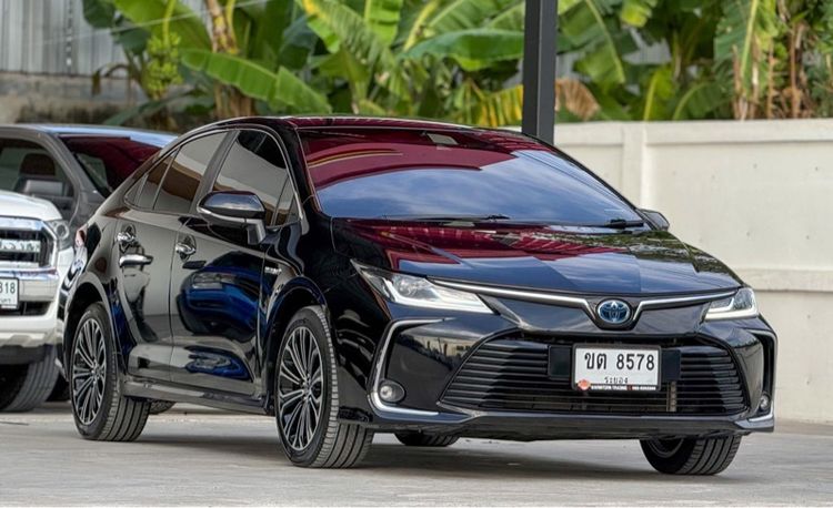 Toyota Altis 2019 1.8 Hybrid High Sedan ไฮบริด ไม่ติดแก๊ส เกียร์อัตโนมัติ ดำ รูปที่ 3