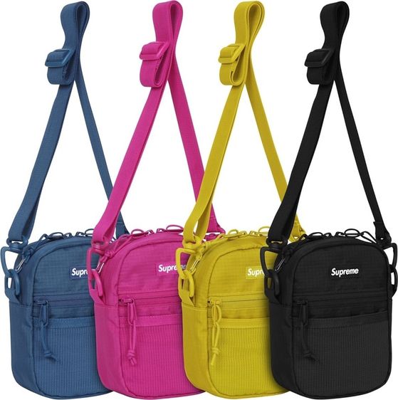 Supreme puffer hockey pullover และ shoulder bag ss17 magenta รูปที่ 11
