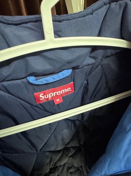 Supreme puffer hockey pullover และ shoulder bag ss17 magenta รูปที่ 5