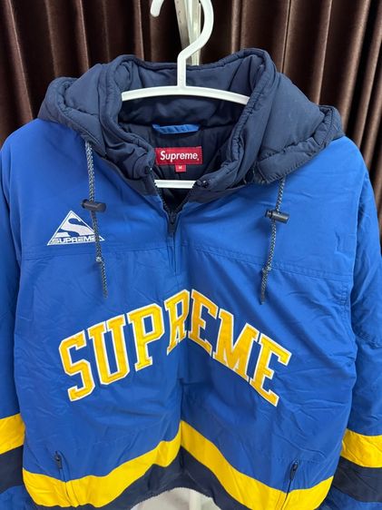 Supreme puffer hockey pullover และ shoulder bag ss17 magenta รูปที่ 2