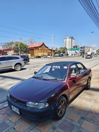 Mitsubishi Lancer 1993 1.8 GLX Sedan เบนซิน ไม่ติดแก๊ส เกียร์อัตโนมัติ แดง รูปที่ 2