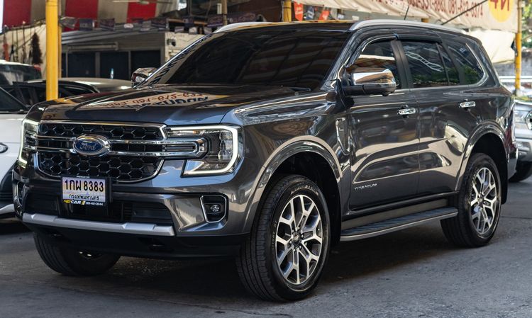 Ford Everest 2023 2.0 Bi-Turbo Titanium+ Utility-car ดีเซล ไม่ติดแก๊ส เกียร์อัตโนมัติ เทา รูปที่ 2