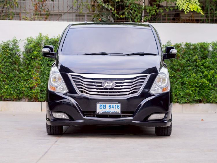 Hyundai H-1 2014 2.5 Deluxe Utility-car ดีเซล ไม่ติดแก๊ส เกียร์อัตโนมัติ ดำ รูปที่ 2