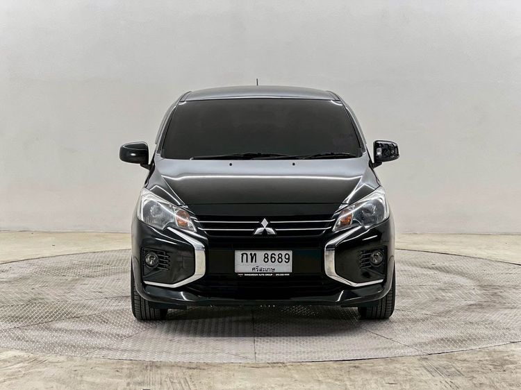 Mitsubishi Attrage 2019 1.2 GLX Sedan เบนซิน ไม่ติดแก๊ส เกียร์อัตโนมัติ ดำ รูปที่ 2