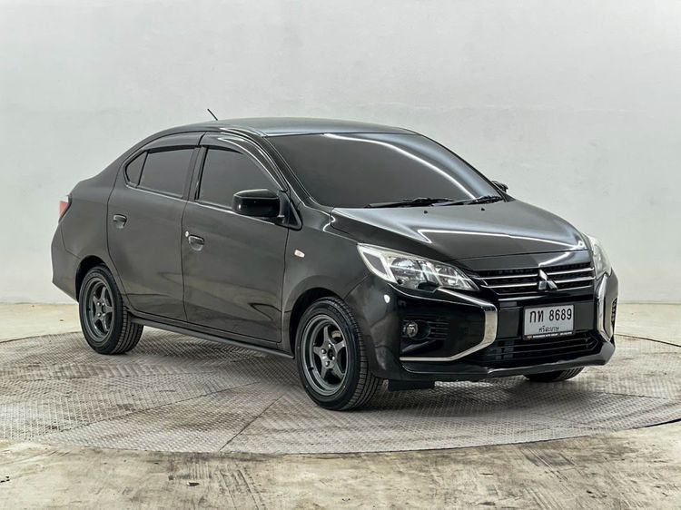Mitsubishi Attrage 2019 1.2 GLX Sedan เบนซิน ไม่ติดแก๊ส เกียร์อัตโนมัติ ดำ รูปที่ 3