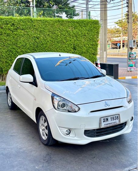 รถ Mitsubishi Mirage 1.2 GLS สี ขาว